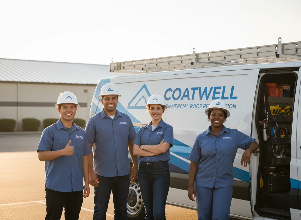 Commercial roof coating company in Soper, OK